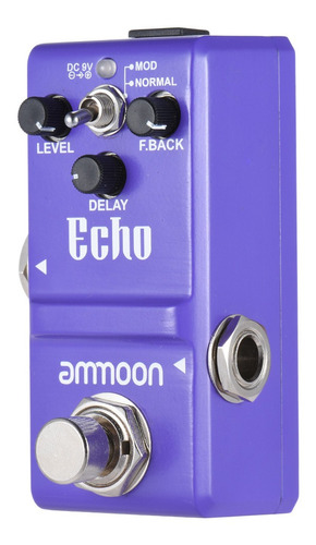 Pedal De Efecto Ammoon Serie Nano Para Guitarra, Delay