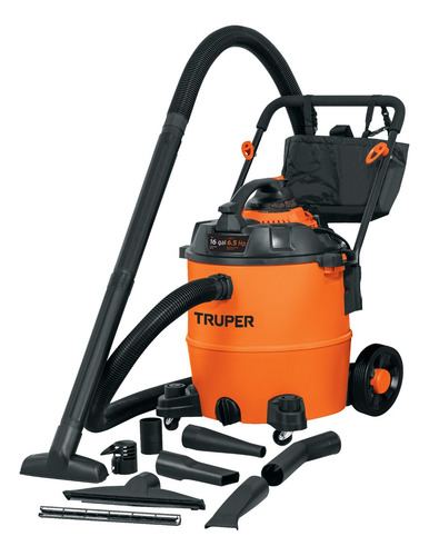 Aspiradora MANO Truper ASP-16S 60L naranja