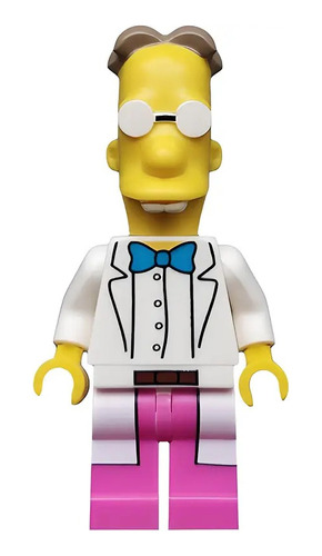 Lego Minifigura Los Simpson Profesor Frink, Series 2