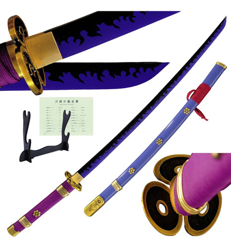 Katana Roronoa Zoro Yama Full Tang Hecho A Mano Filo Real