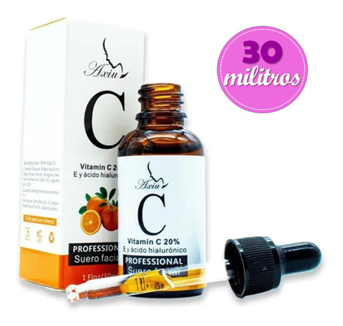 Serum Vitamima C + Acido Hialuronico + Vitamina E Roushun Tipo de piel Normal