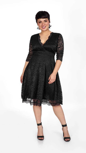 Imagen 1 de 5 de Preciosos Vestidos De Encaje Para Gorditas L, Xl, Xxl