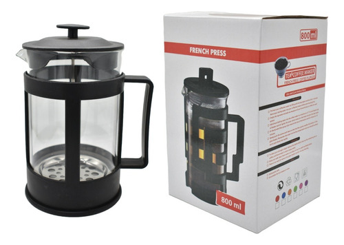 Cafetera Prensa Francesa Manual Con Embolo 800ml