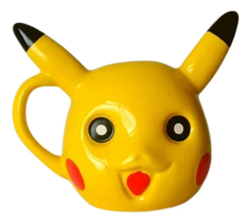 Taza Pokémon - Pikachu Amarillo Ideal Para Regalo 