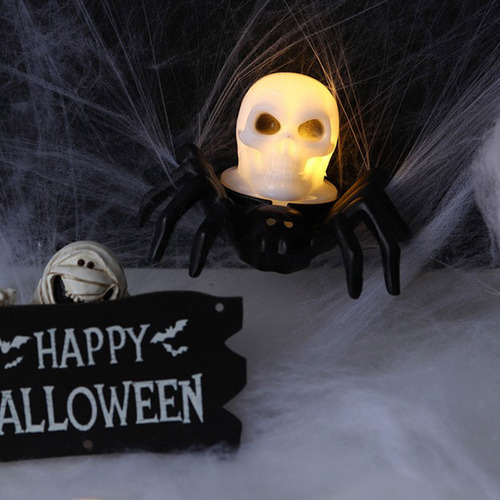 Luz Nocturna En L Para Decoración De Halloween, Cabeza De Ca