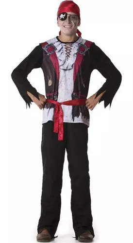 Fantasia masculina de padre zumbi, para fantasia de Halloween, acessório de  festa, grande, preto e branco 