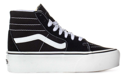 Tenis Vans Sk8 Hi Tapered Stackform - 5jmkbmx - Negro - Mujer