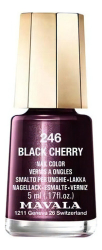 Mavala Mini Color Black Cherry 246 - Esmalte Perolado