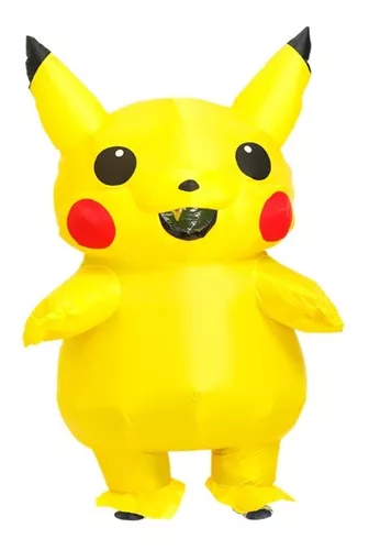 Fantasia Pikachu inflável Pokemon INFANTIL Cosplay