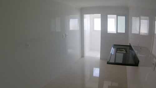 Imagem 10 de 22 de Apartamento 3 Dormitórios Vista Mar Guilhermina Praia Grande.