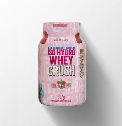 Iso Hydro Whey Crush (907g) - Sabor: Strawbear