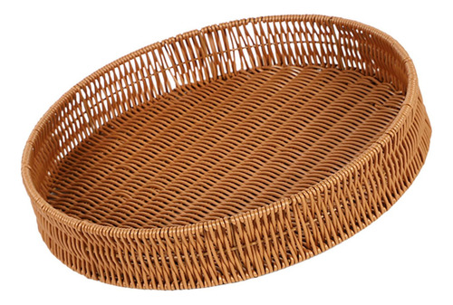 // Caja De Almacenamiento De Mimbre, Recipiente Redondo M