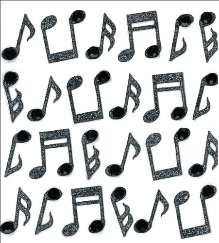 Jolees Boutique Dimensional Stickers Notas Musicales
