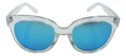 Lentes de sol marco transparente sale