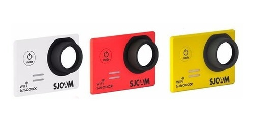 Imagen 1 de 6 de Sj4000 Colores Frente Sjcam Rojo Blanco Amarillo Original