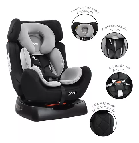 Silla Carro Bebe Focus Priori Gris