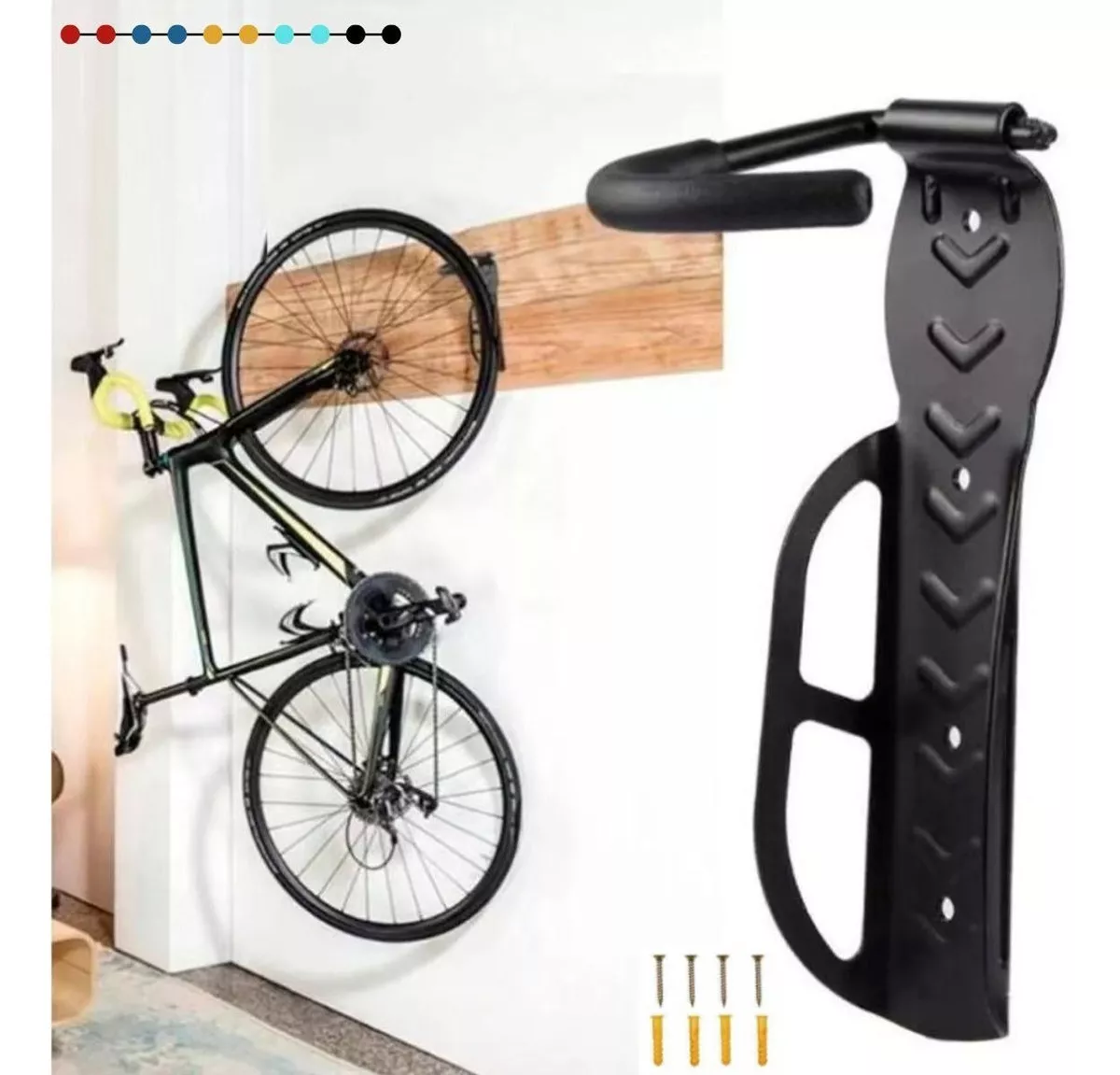 Primera imagen para búsqueda de soporte bicicleta pared