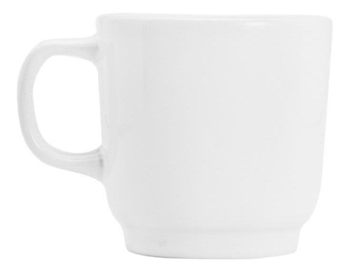 Taza Clásica Para Café Blanco Glacial 290 Ml 12 Pzas - Cinsa