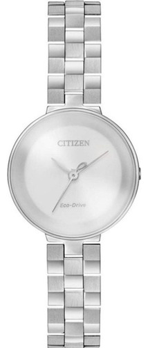 Reloj Citizen 60851 Ew5500-81a Mujer Ecodrive Ambiluna Color del fondo Plateado 60851