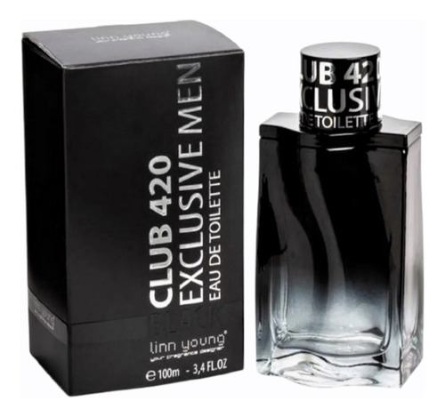 Perfume Linn Young Club 420 Black 100ml Para Homens