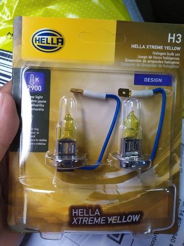 Bombillo H3 Hella Extr Yellow 55w 12v X2