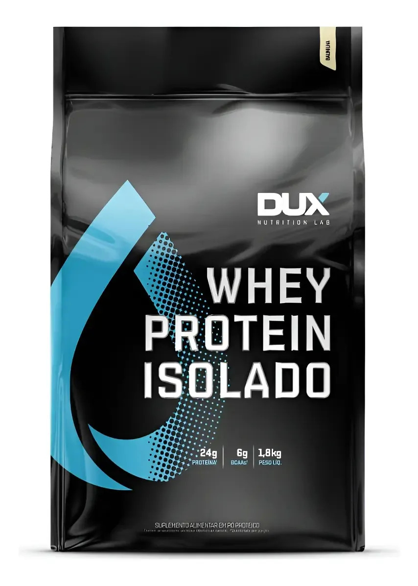 Whey Protein Isolado (1800g) Dux Nutrition Sabor Baunilha