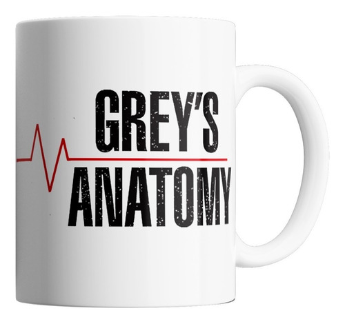 Taza De Ceramica - Greys Anatomy (logo)