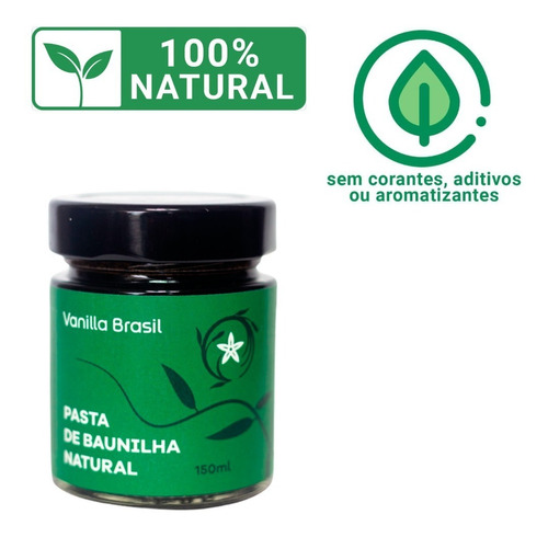 Pasta Natural De Baunilha 150g - Vanilla Brasil
