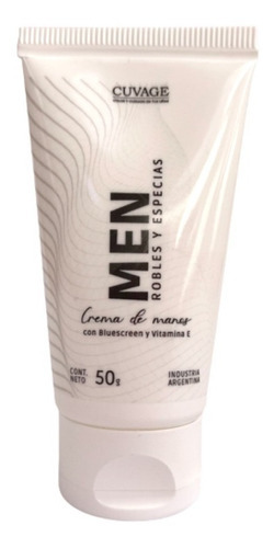 Imagen 2 de 3 de Crema Para Manos For Men 50g Pomo Cuvage Robles Y Especias