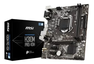 Placa Madre Msi Pro H310m Pro-vdh Intel 8va