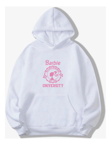 Buzo Barbie University Adulto Canguro Unisex #10