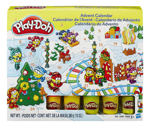 Calendario De Adviento De Play-doh En Métricas De Nombre