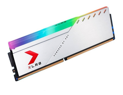 Memoria Ram Ddr4 White Rgb 8gb 3200mhz Pny C16 1.35v Xmp2.0