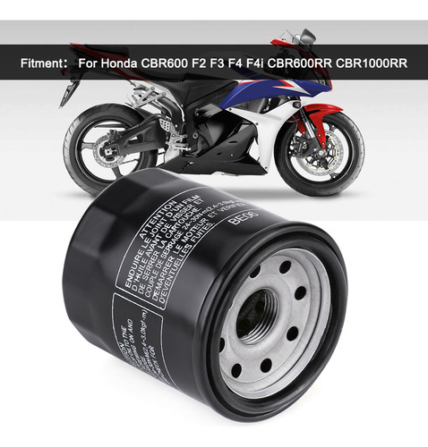 Filtro De Aceite De Motocicleta Para Honda Cbr600 F2 F3 F4 F