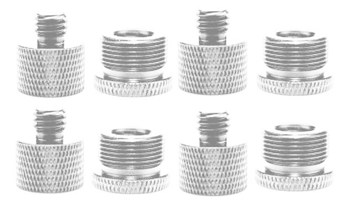 Juego De Adaptadores De Rosca De Micrófono 8x Adaptador De