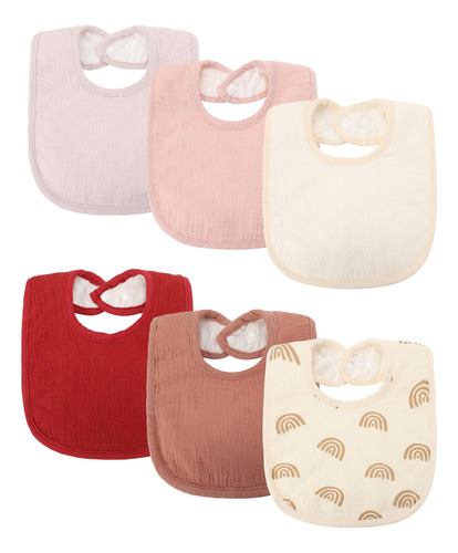 Sea Zaela Muslin Babs Babs 6 Pack Baby Bandana Babs Babs ALG