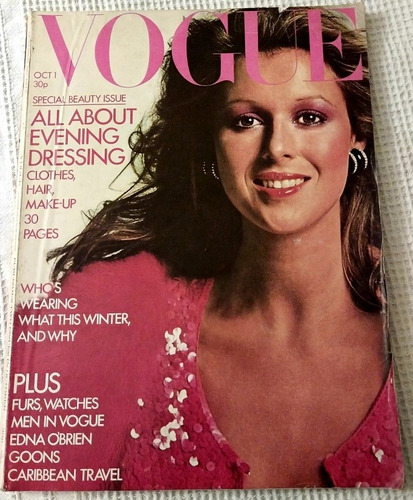 Ejemplar De Vogue Magazine Británico De  Octubre 1 De 1972