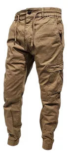 Pantalon Jogger Cargo Hombre Gabardina Premium Oldtown Polo