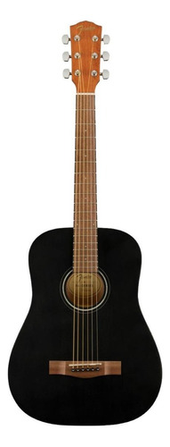 Guitarra acústica infantil Fender FA-15 para diestros negra