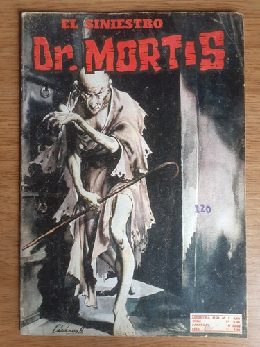 Cómic El Siniestro Dr Mortis Año 2 Número 90 Editora Zig Zag 1970 (Usado)