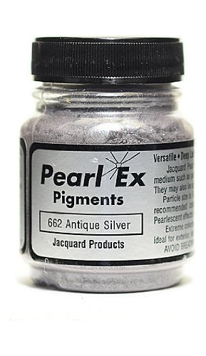 Pigmento Pearl Ex Polvo Color Plateado Envejecido 3