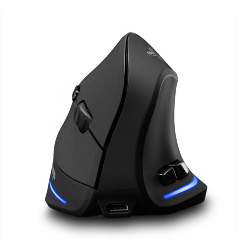 Mouse Vertical Inalámbrico F-35, Ergonómico, Recargable