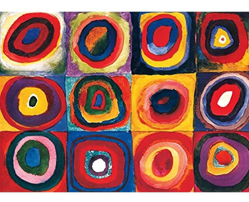 Eurographics Color Study Of Squares De Wassily Kandinsky Puz 