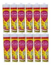 Comprar  Pu40 Adesivo Silicone Selante Cinza 360gr Quartzolit Kit 12