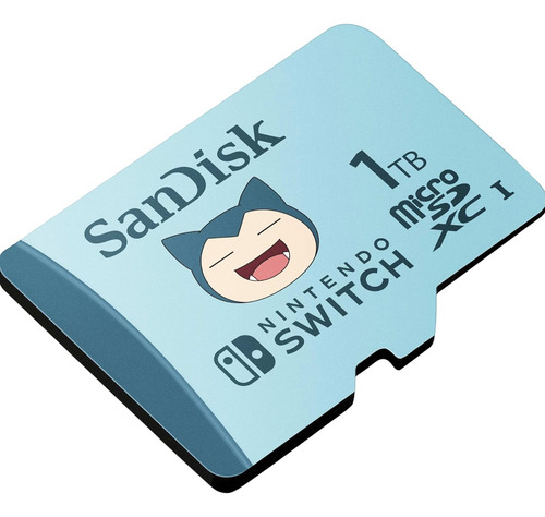 Cartão Sandisk 1tb Microsdxc, Pokémon Snorlax Edition