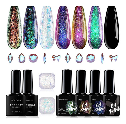 Kit De Esmalte De Uñas De Gel Con Capa - L a $25975