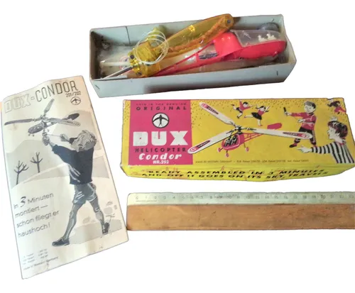 Dux Condor Helicoptero Juguete Vintage Aleman Caja Coleccion (Usado)