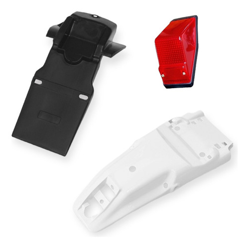 Suporte Placa Rabeta Paralama Traseiro Lanterna Moto Xlr 125