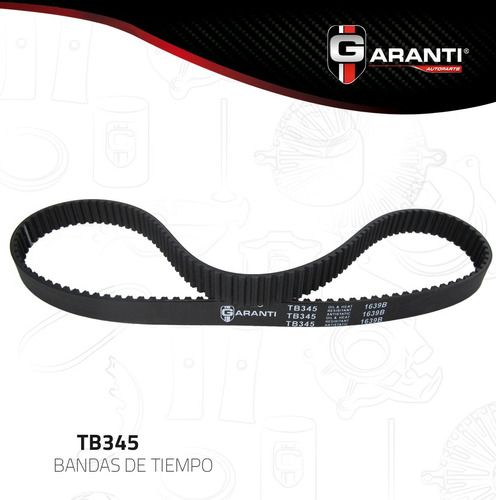 Banda Tiempo Distribucion Dodge Dart 1.4l 2013-2016