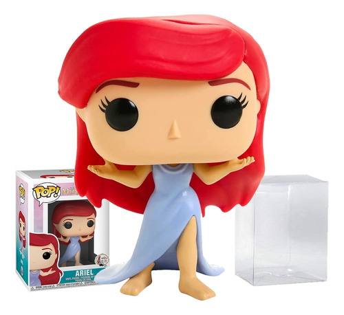 Funko Pop Disney Ariel 564 Vestido Morado Sirenita Protector